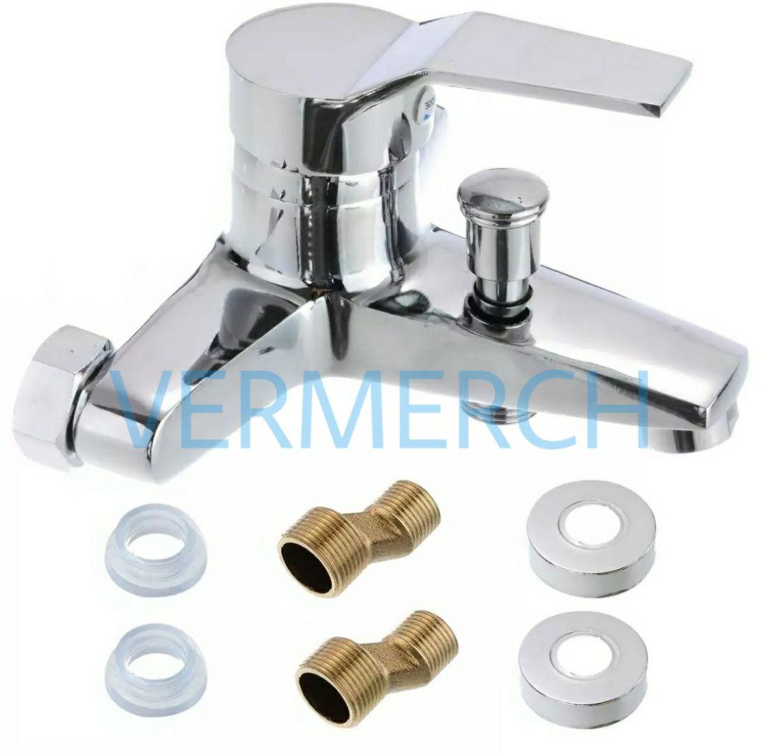 i dag Krage bryllup Vermerch Shower Faucet Hot & Cold Water Mixing Valve Nozzle-Tap Wall M