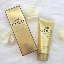Load image into Gallery viewer, Anjo Professional 24K Gold Foam Cleansing 99.9% Gold 100ml.