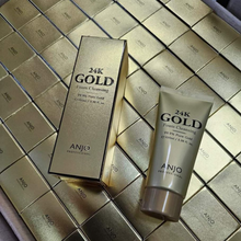 Load image into Gallery viewer, Anjo Professional 24K Gold Foam Cleansing 99.9% Gold 100ml.